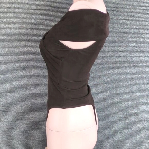 Vintage Off Shoulder Wrap Bodysuit - Picture 5 of 7